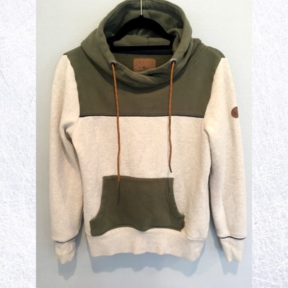 Thick earth tone dravus hoodie